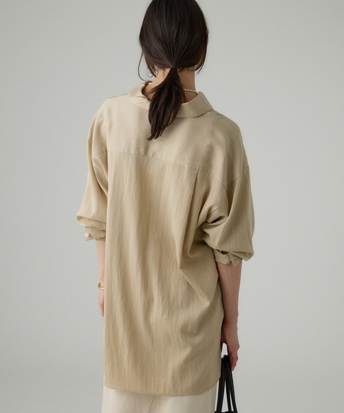 BABYLONE（バビロン）の「ツイルニドムタンブラーシャツ（シャツ/ブラウス・レディース・チャコール/ベージュ・フリー）」の18枚目の写真