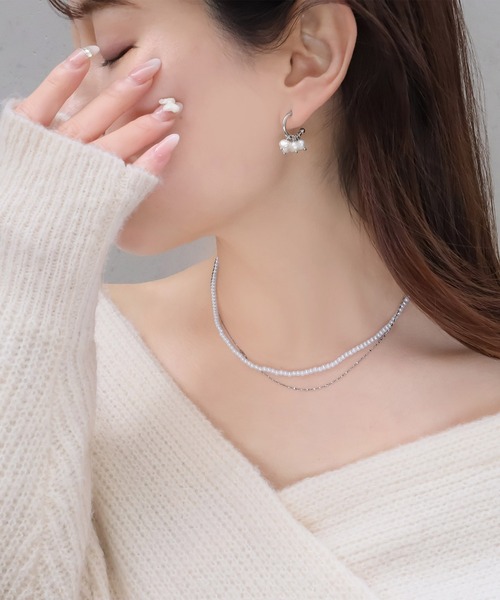 blackdia ocean(ブラックダイヤオーシャン)の「blackdia ocean スキンペタル ダブルチェーンネックレス(ネックレス・レディース・シルバー系その他/ゴールド系その他/ゴールド系その他3/シルバー系その他3/シルバー系その他2/ゴールド/シルバー/ゴールド系その他2・FREE)」の19枚目の写真