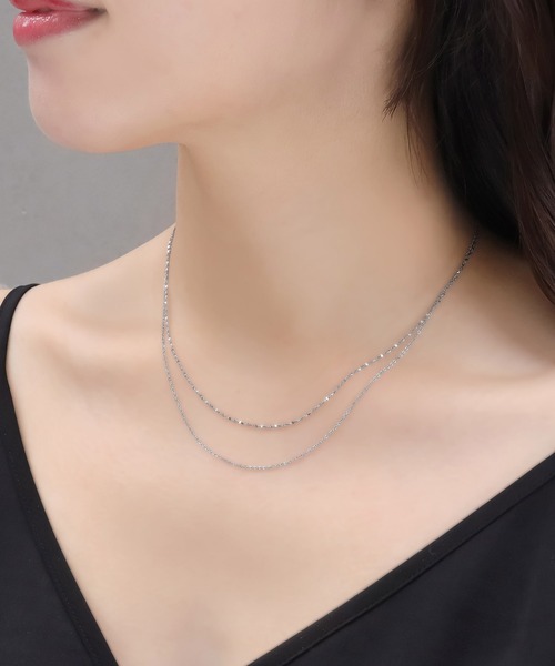 blackdia ocean(ブラックダイヤオーシャン)の「blackdia ocean スキンペタル ダブルチェーンネックレス(ネックレス・レディース・シルバー系その他/ゴールド系その他/ゴールド系その他3/シルバー系その他3/シルバー系その他2/ゴールド/シルバー/ゴールド系その他2・FREE)」の20枚目の写真