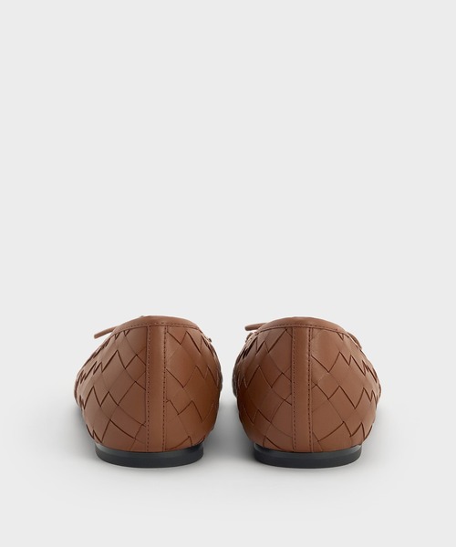 CHARLES & KEITH（チャールズ & キース）の「ウーブン ボウバレエフラット（バレエシューズ・レディース・オフホワイト/ブラック/ブラウン系その他3・25.5cm/25cm/24.5cm/23.5cm/23cm/22.5cm）」の9枚目の写真