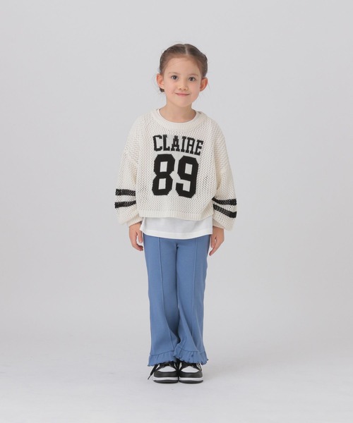 GLOBAL WORK（グローバルワーク）の「裾フリルカットパンツ/T/291993（その他パンツ・キッズ・グレー/ブルー・120cm/100cm/110cm）」の16枚目の写真