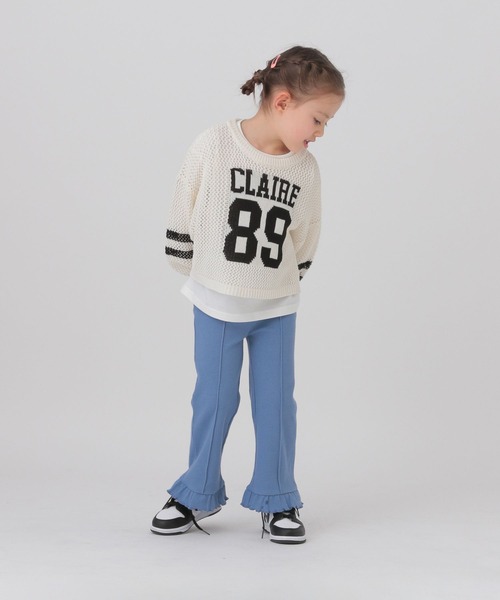 GLOBAL WORK（グローバルワーク）の「裾フリルカットパンツ/T/291993（その他パンツ・キッズ・グレー/ブルー・120cm/100cm/110cm）」の17枚目の写真