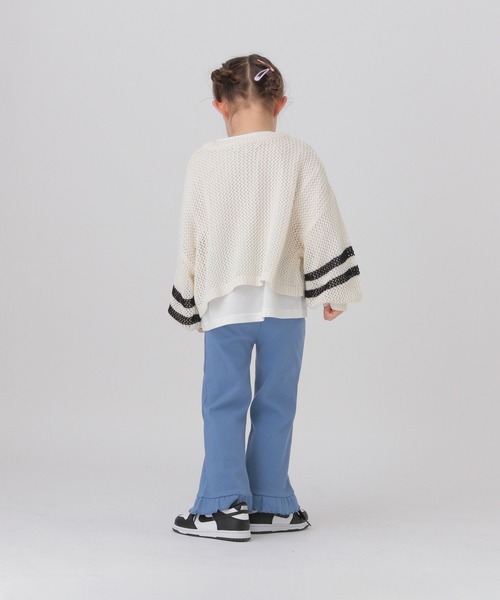 GLOBAL WORK（グローバルワーク）の「裾フリルカットパンツ/T/291993（その他パンツ・キッズ・グレー/ブルー・120cm/100cm/110cm）」の10枚目の写真