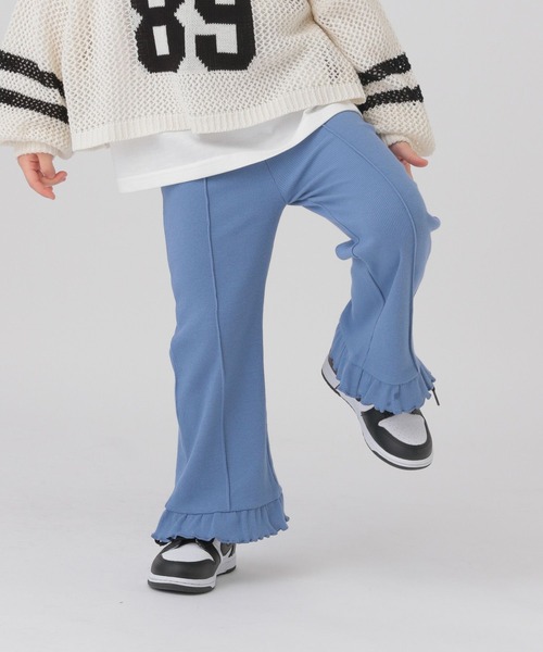 GLOBAL WORK（グローバルワーク）の「裾フリルカットパンツ/T/291993（その他パンツ・キッズ・グレー/ブルー・120cm/100cm/110cm）」の12枚目の写真