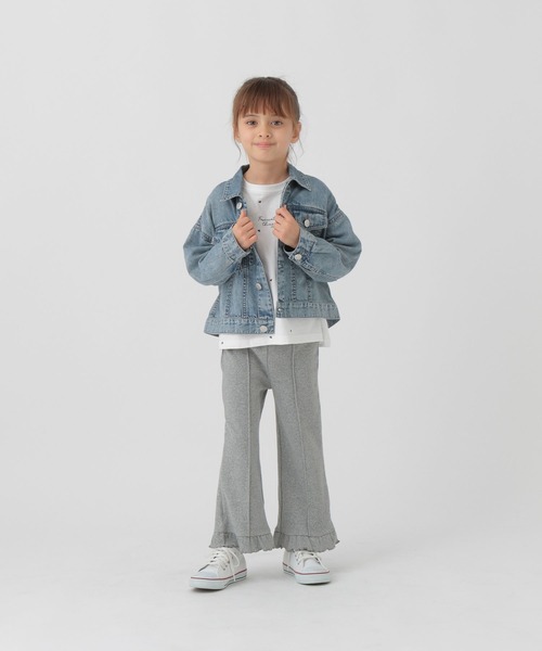 GLOBAL WORK（グローバルワーク）の「裾フリルカットパンツ/T/291993（その他パンツ・キッズ・グレー/ブルー・120cm/100cm/110cm）」の19枚目の写真