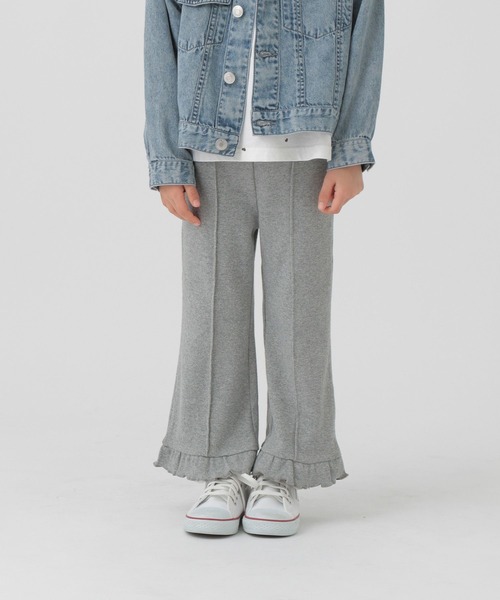 GLOBAL WORK（グローバルワーク）の「裾フリルカットパンツ/T/291993（その他パンツ・キッズ・グレー/ブルー・120cm/100cm/110cm）」の22枚目の写真