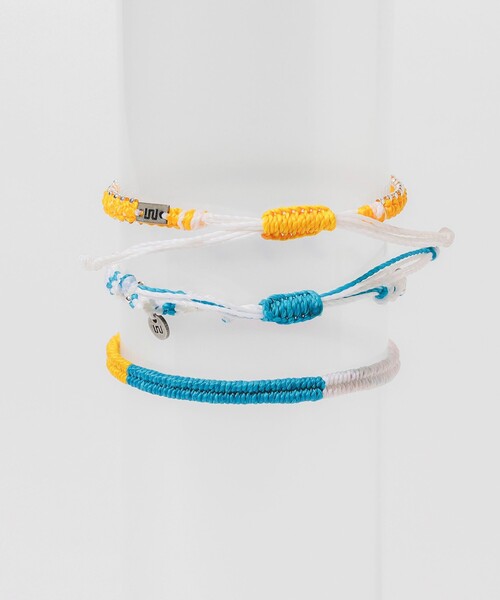 wakami(ワカミ)の「【別注】wakami / ブレスレット 3本セット 2025(ブレスレット・レディース・ベージュ/グレー/マルチ/エメラルド/ブラック/オレンジ/ネイビー・ONE SIZE)」の8枚目の写真