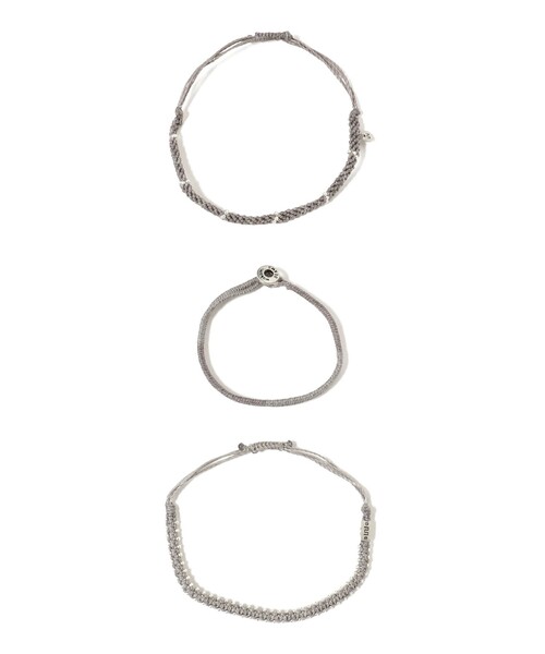 wakami(ワカミ)の「【別注】wakami / ブレスレット 3本セット 2025(ブレスレット・レディース・ベージュ/グレー/マルチ/エメラルド/ブラック/オレンジ/ネイビー・ONE SIZE)」の15枚目の写真