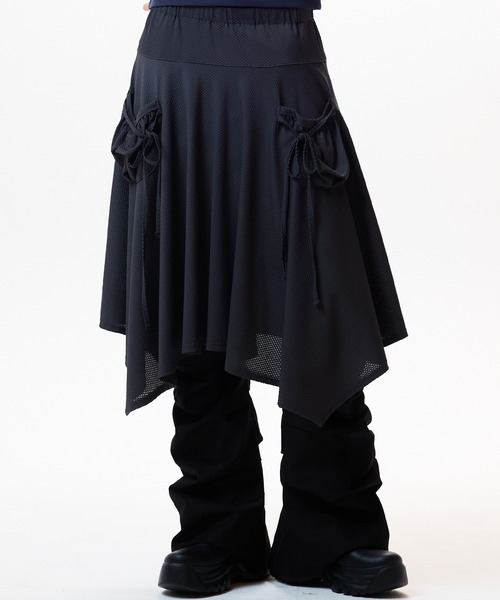 【Loulou seoul】Sha Layered Skirt (2 Colors)★ スカート セール】IM LAYERED MIDI SKIRT（スカート）｜LUVISTRUE（ラヴ