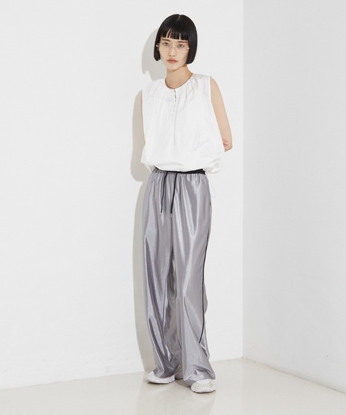 NOMINE（ノミネ）の「タック バルーン タンクトップ ブラウス（シャツ/ブラウス・レディース・グリーン/ブラウン/ホワイト/ブラック・フリー）」の13枚目の写真