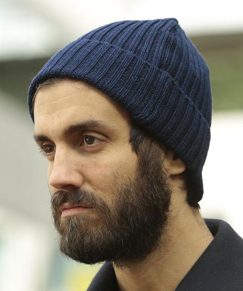 BEAUTY&YOUTH UNITED ARROWS(ビューティーアンドユースユナイテッドアローズ)の「BY コットン リブ ワッチ キャップ◆(ニットキャップ/ビーニー・メンズ・ブラック/ネイビー/コバルトブルー・フリー)」の2枚目の写真