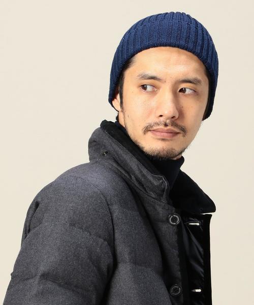 BEAUTY&YOUTH UNITED ARROWS(ビューティーアンドユースユナイテッドアローズ)の「BY コットン リブ ワッチ キャップ◆(ニットキャップ/ビーニー・メンズ・ブラック/ネイビー/コバルトブルー・フリー)」の9枚目の写真