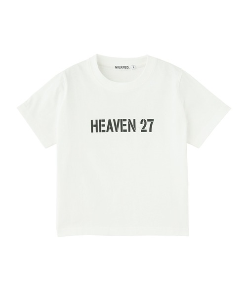 MILKFED.(ミルクフェド)の「HEAVEN27 COMPACT S/S TEE(Tシャツ/カットソー・レディース・ホワイト/ブラック/ブルー・M/S)」の2枚目の写真