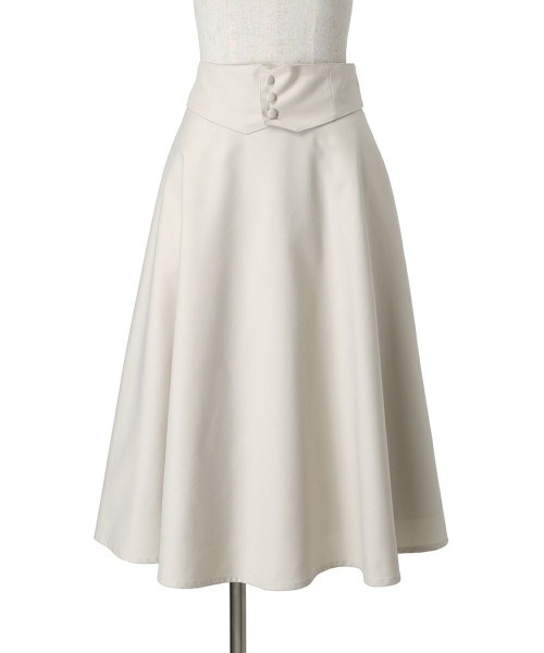 F i.n.t（フィント）の「【2サイズ展開】コルセットベルト2wayフレアースカート（スカート・レディース・ライトグリーン/ネイビー/アイボリー/ピンク/ブルー・1/2）」の10枚目の写真