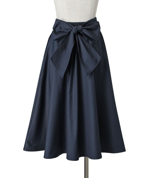 F i.n.t（フィント）の「【2サイズ展開】コルセットベルト2wayフレアースカート（スカート・レディース・ライトグリーン/ネイビー/アイボリー/ピンク/ブルー・1/2）」の14枚目の写真