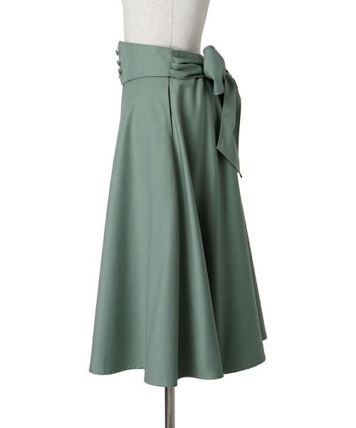 F i.n.t（フィント）の「【2サイズ展開】コルセットベルト2wayフレアースカート（スカート・レディース・ライトグリーン/ネイビー/アイボリー/ピンク/ブルー・1/2）」の16枚目の写真