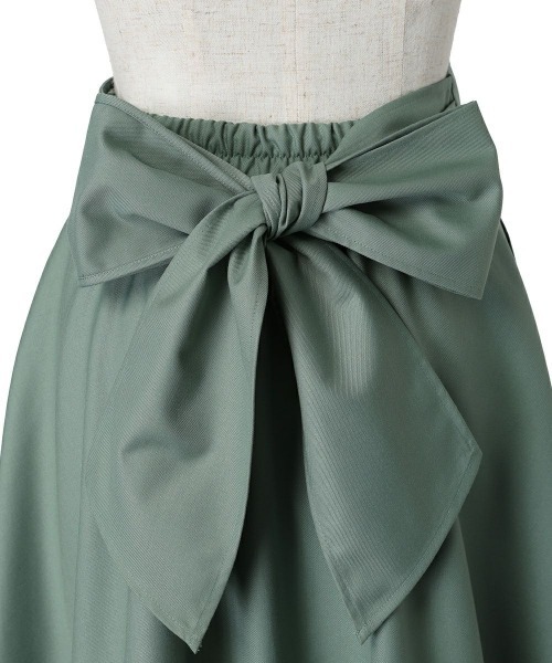 F i.n.t（フィント）の「【2サイズ展開】コルセットベルト2wayフレアースカート（スカート・レディース・ライトグリーン/ネイビー/アイボリー/ピンク/ブルー・1/2）」の19枚目の写真