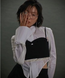 neith./ネイス/Too Big Ribbon Lace Shirt（シャツ/ブラウス）｜neith 