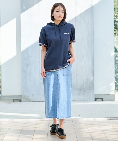 Arnold Palmer（アーノルドパーマー）の「ハニカムワッフル シェア 半袖 フーディ（パーカー・レディース・ライトベージュ/アイボリー/ネイビー・LL/L/M/S/XS）」の19枚目の写真