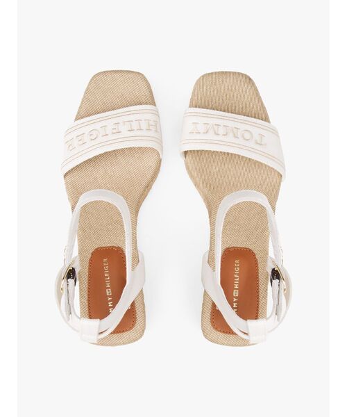 TOMMY HILFIGER（トミーヒルフィガー）の「トミーヒルフィガーミッドウェッジエスパドリーユ（サンダル・レディース・ネイビー/ホワイト・23cm/23.5cm/24cm）」の11枚目の写真