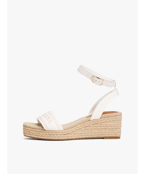 TOMMY HILFIGER（トミーヒルフィガー）の「トミーヒルフィガーミッドウェッジエスパドリーユ（サンダル・レディース・ネイビー/ホワイト・23cm/23.5cm/24cm）」の16枚目の写真