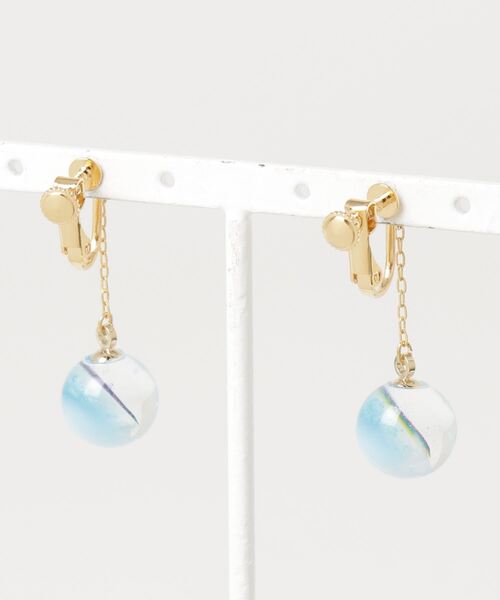 gargle（ガーグル）の「gargle ガーグル：サイエンスシリーズ　ミニ空もよう　虹　雲　イヤリング（イヤリング・レディース・ブルー/ライトブルー・FREE）」の11枚目の写真