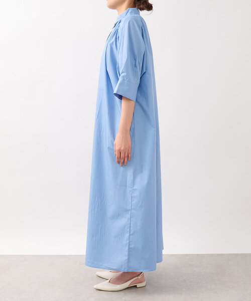 un dix cors（アンディコール）の「《新色追加》スキッパーシャツワンピース（シャツワンピース・レディース・チャコールグレー/ブルー/イエロー・FREE）」の17枚目の写真