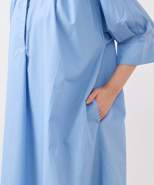 un dix cors（アンディコール）の「《新色追加》スキッパーシャツワンピース（シャツワンピース・レディース・チャコールグレー/ブルー/イエロー・FREE）」の20枚目の写真