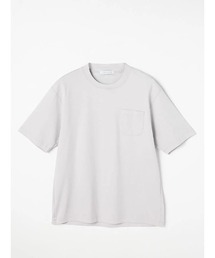 接触冷感 スマート半袖Tシャツ<超長綿>ホワイト/ブラック/グレー