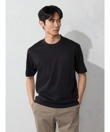 Perfect Suit FActory（パーフェクトスーツファクトリー）の「接触冷感　スマート半袖Tシャツ＜超長綿＞ホワイト/ブラック/グレー（Tシャツ/カットソー）」