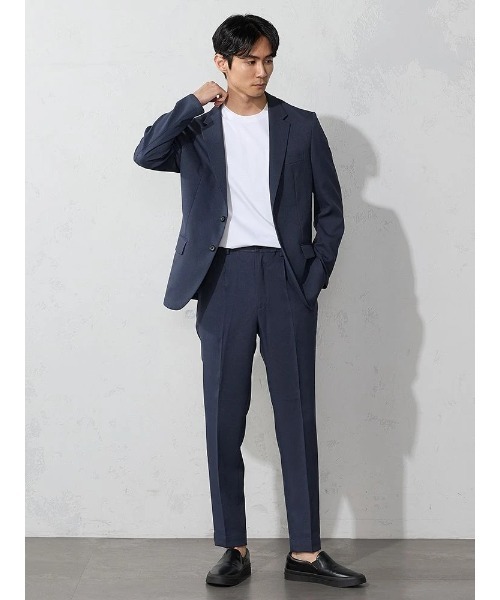 Perfect Suit FActory（パーフェクトスーツファクトリー）の「接触冷感　スマート半袖Tシャツ＜超長綿＞ホワイト/ブラック/グレー（Tシャツ/カットソー・メンズ・ライトグレー/ブラック/ホワイト・M/LL/L）」の16枚目の写真