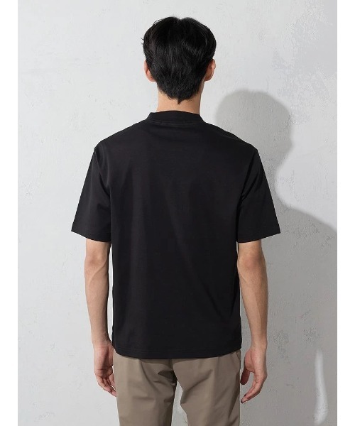 Perfect Suit FActory（パーフェクトスーツファクトリー）の「接触冷感　スマート半袖Tシャツ＜超長綿＞ホワイト/ブラック/グレー（Tシャツ/カットソー・メンズ・ライトグレー/ブラック/ホワイト・M/LL/L）」の18枚目の写真