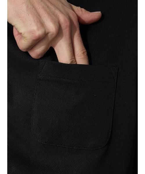 Perfect Suit FActory（パーフェクトスーツファクトリー）の「接触冷感　スマート半袖Tシャツ＜超長綿＞ホワイト/ブラック/グレー（Tシャツ/カットソー・メンズ・ライトグレー/ブラック/ホワイト・M/LL/L）」の21枚目の写真