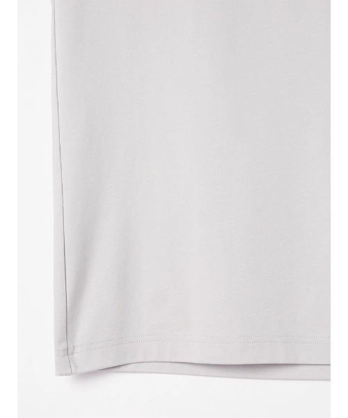 Perfect Suit FActory（パーフェクトスーツファクトリー）の「接触冷感　スマート半袖Tシャツ＜超長綿＞ホワイト/ブラック/グレー（Tシャツ/カットソー・メンズ・ライトグレー/ブラック/ホワイト・M/LL/L）」の11枚目の写真