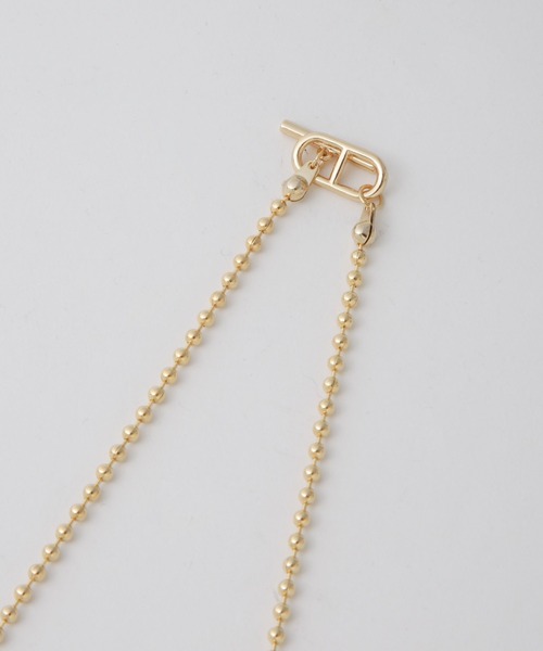 NANO universe(ナノユニバース)の「2wayボールチェーンネックレス(ネックレス・レディース・シルバー/ゴールド・FREE)」の7枚目の写真