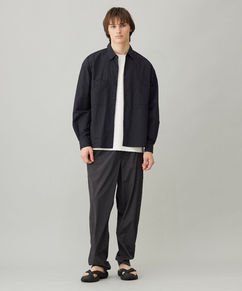 UNFILO(アンフィーロ)の「耐久撥水 ライトシャツ(シャツ/ブラウス・メンズ・ネイビー系/ブラウン系・SMALL/MEDIUM/LARGE/X-LARGE)」の9枚目の写真