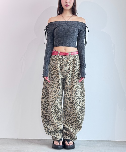 H*a様 USA製 NEPENTHES AiE レオパード ゼブラ パンツ サイ EVOLUTION パンツ Zebra Leopard Print Shorts / ゼブラ