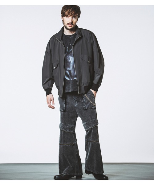 NO ID.(ノーアイディ)の「【NO ID.】Flap Zip Wide Pants / フラップ ジップ ワイド パンツ(その他パンツ・メンズ・ブラック/グレー・2/1)」の15枚目の写真