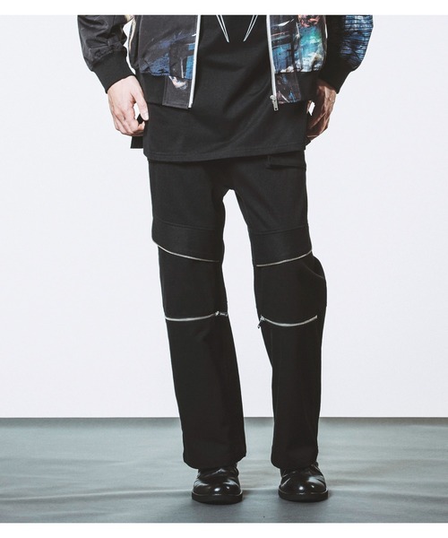 NO ID.(ノーアイディ)の「【NO ID.】Flap Zip Wide Pants / フラップ ジップ ワイド パンツ(その他パンツ・メンズ・ブラック/グレー・2/1)」の19枚目の写真