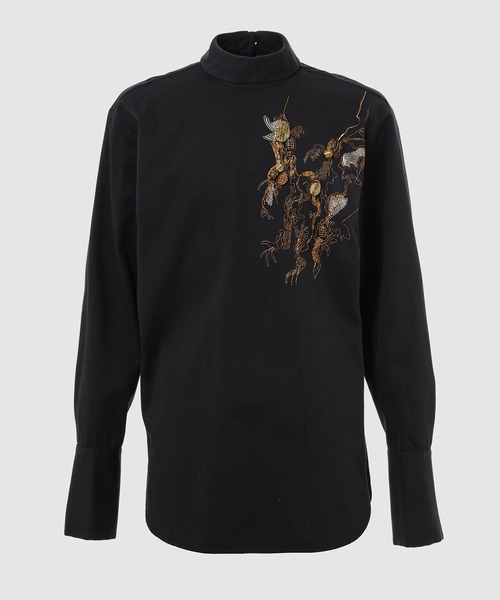 DRIES VAN NOTEN カシティフリントショトスリフシャツ セール】CORSINO GD EMB 1473 M.W.SHIRT(シャツ/ブラウス