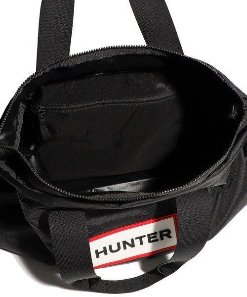 HUNTER（ハンター）の「HUNTER/ハンター ショルダーバック TRAVEL RIPSTOP HOLDALL トラベル リップストップ ホールドオール UBW3603NRS（ショルダーバッグ・レディース・ブラック/シルバー・FREE）」の9枚目の写真