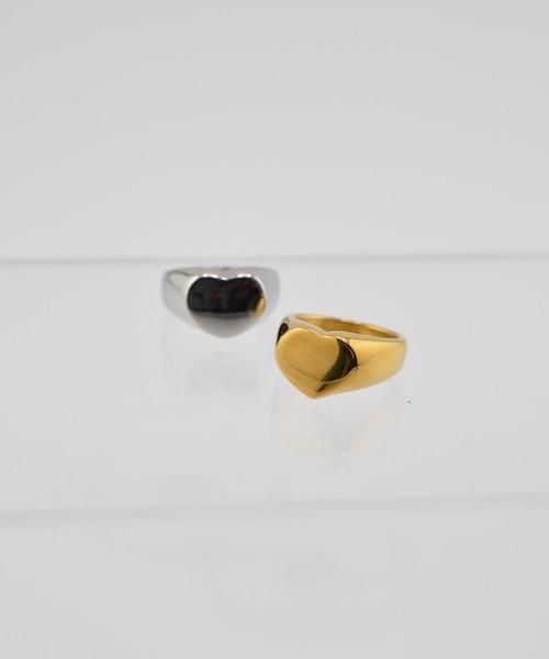 BROTHERHOOD(ブラザーフッド)の「【earyear】Puffy Heart design peti Volume Ring(リング・レディース・シルバー/ゴールド・MEDIUM/LARGE)」の4枚目の写真