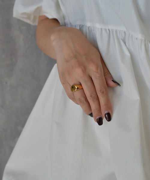 BROTHERHOOD(ブラザーフッド)の「【earyear】Puffy Heart design peti Volume Ring(リング・レディース・シルバー/ゴールド・MEDIUM/LARGE)」の13枚目の写真