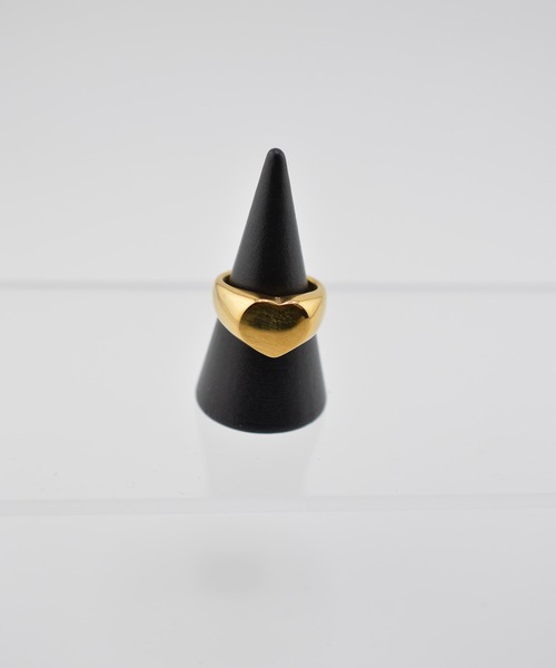 BROTHERHOOD(ブラザーフッド)の「【earyear】Puffy Heart design peti Volume Ring(リング・レディース・シルバー/ゴールド・MEDIUM/LARGE)」の15枚目の写真
