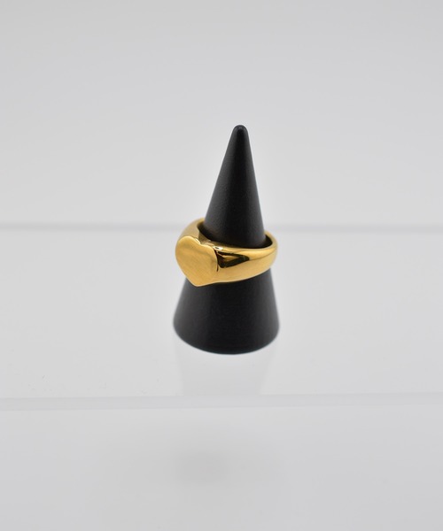 BROTHERHOOD(ブラザーフッド)の「【earyear】Puffy Heart design peti Volume Ring(リング・レディース・シルバー/ゴールド・MEDIUM/LARGE)」の16枚目の写真