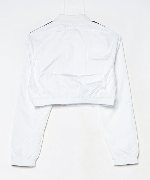 adidas（アディダス）の「アディカラー チームガイスト クロップド トラックトップ / ジャージ / トラックジャケット / アディダスオリジナルス adidas Originals（ナイロンジャケット・レディース・イエロー/ホワイト/グレー・XX-LARGE/LARGE/MEDIUM/SMALL/X-LARGE/X-SMALL）」の8枚目の写真