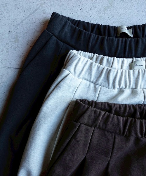 Toironier（トワロニエ）の「Toironier/トワロニエ/2tuck Sweat Pants（スウェットパンツ・メンズ・チャコールグレー/シルバー/ブラウン・0）」の13枚目の写真