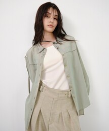 まさまる　United tokyo 長袖　ブラウス ユニクロ ポール&ジョー ブラウス（7分袖） ブラック 黒 花柄