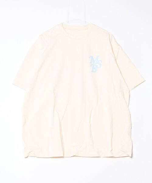 My sugar Babe（マイシュガーベイブ）の「MSB logo print tee（Tシャツ/カットソー・メンズ・アイボリー/グリーン・X-LARGE/LARGE/MEDIUM）」の2枚目の写真
