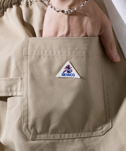 GEVACO（ゲバコ）の「【GEVACO/ゲバコ】タック入り テーパード チノパンツ ワイドテーパード（チノパンツ・メンズ・ベージュ/ブラック・M/L）」の10枚目の写真